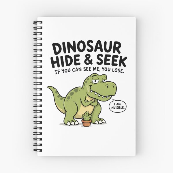 Aperçu de l'œuvre Jeu de cache-cache amusant avec des dinosaures créée et vendue par MagicStrawberry.