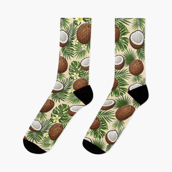 Item preview, Tropical with coconuts and leaves designed and sold by Imprearte.