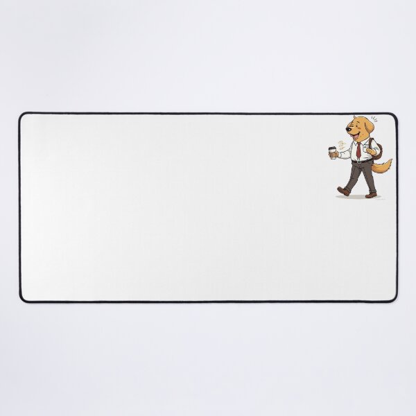 Item preview, Golden Retriever Morning Commute designed and sold by Kalsaver.