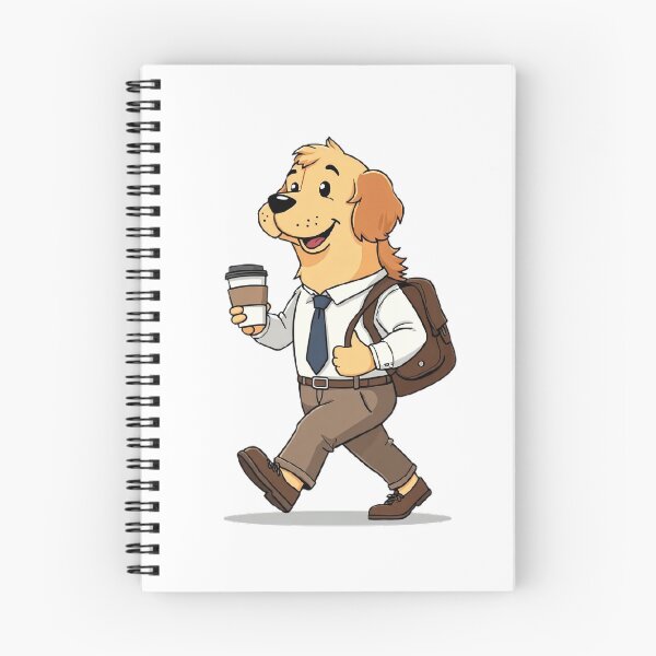 Item preview, Working Golden Retriever Cartoon designed and sold by Kalsaver.
