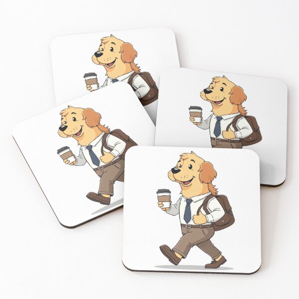 Item preview, Working Golden Retriever Cartoon designed and sold by Kalsaver.