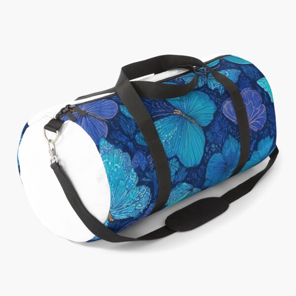 Item preview, Elegant Blue Butterflies Nature Pattern Design designed and sold by NicolasGlowArt.