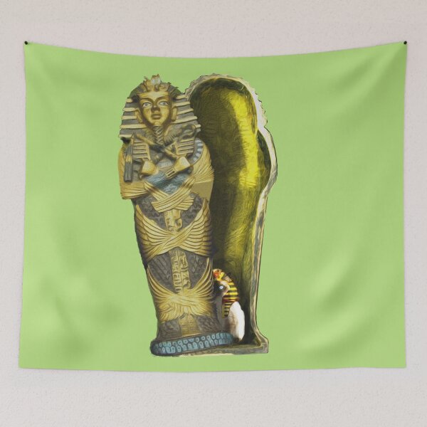 Item preview, cat hiding in sarcophagus designed and sold by MythoWorldddd.