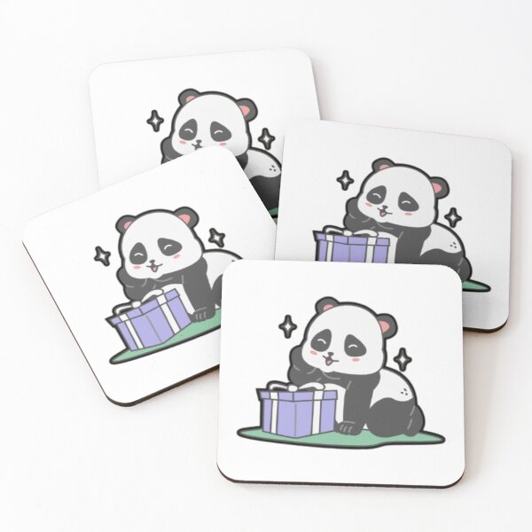 Item preview, Kawaii Panda Birthday Gift Box | Cute Panda Lover Gift for Her | Girls Sticker Tee designed and sold by SOLIORA  ATELIER.