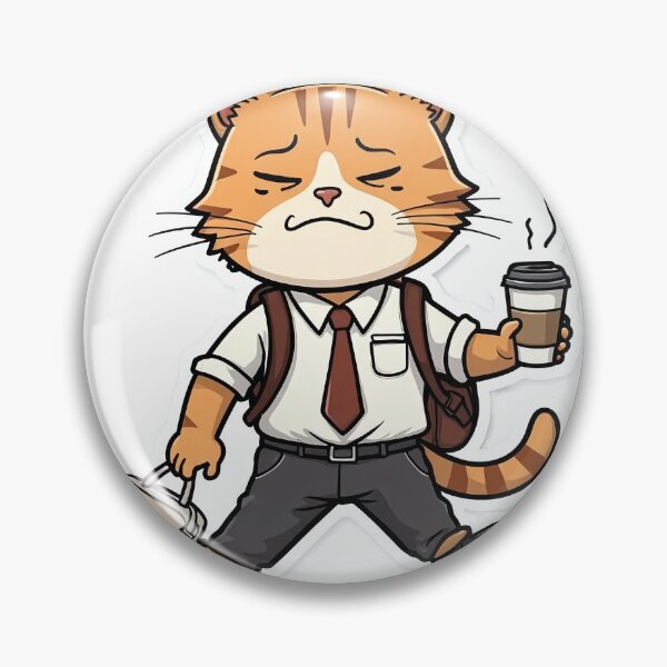 Item preview, Monday Mood Office Cat designed and sold by Kalsaver.
