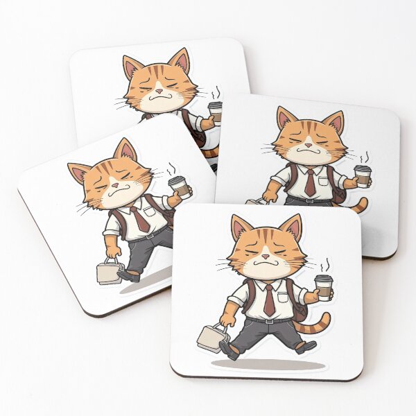 Item preview, Monday Mood Office Cat designed and sold by Kalsaver.