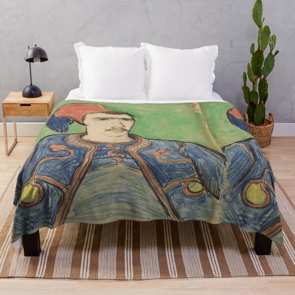 Item preview, The Zouave by Vincent van Gogh: Bold Post Impressionist Portrait Poster designed and sold by artofuniverse.