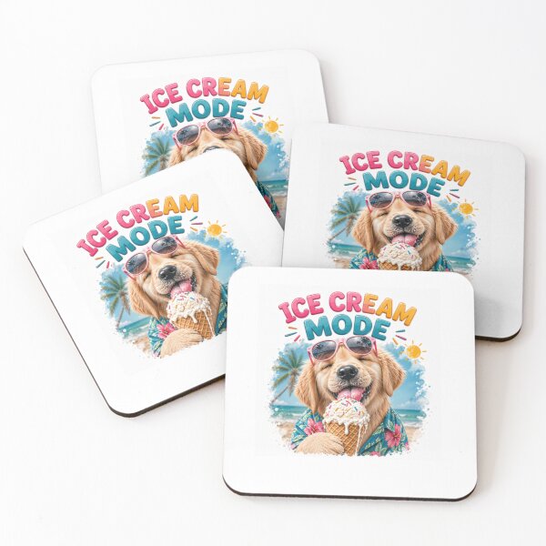 Item preview, Ice Cream Mode Dog – Funny Summer Puppy Aesthetic Meme Design designed and sold by PoojaArtLab.