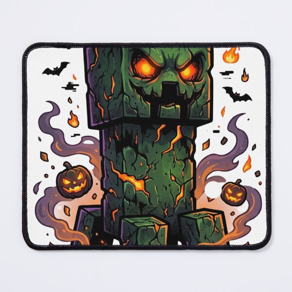 Item preview, Spooky Halloween Creeper Monster – Jack O' Lantern Pixel Style designed and sold by Pandora´s Box.