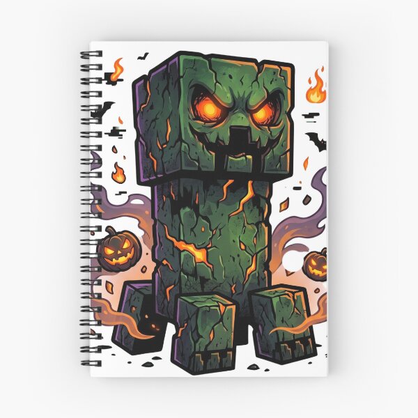 Item preview, Spooky Halloween Creeper Monster – Jack O' Lantern Pixel Style designed and sold by Pandora´s Box.