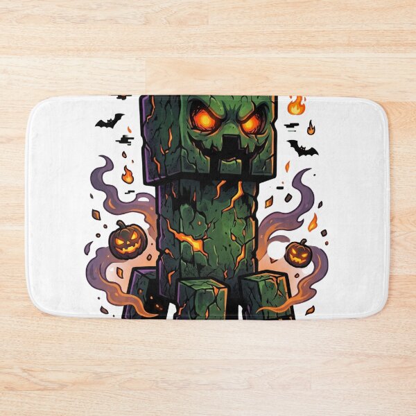 Item preview, Spooky Halloween Creeper Monster – Jack O' Lantern Pixel Style designed and sold by Pandora´s Box.
