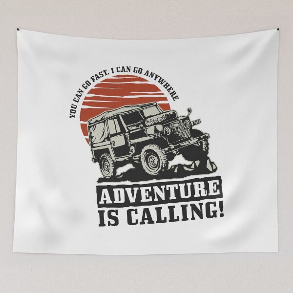 Item preview, Adventure Is Calling Off Road Jeep T-Shirt designed and sold by Ofloom.