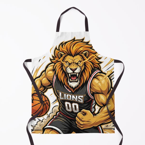 Item preview, Fierce Lion Basketball Player Mascot – King of the Court Sports designed and sold by Pandora´s Box.