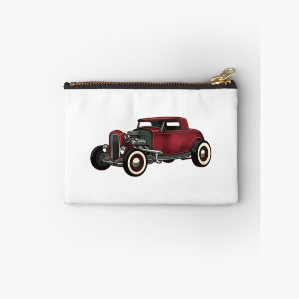 Item preview, Classic red hot rod with a chrome heart designed and sold by AdCoL.