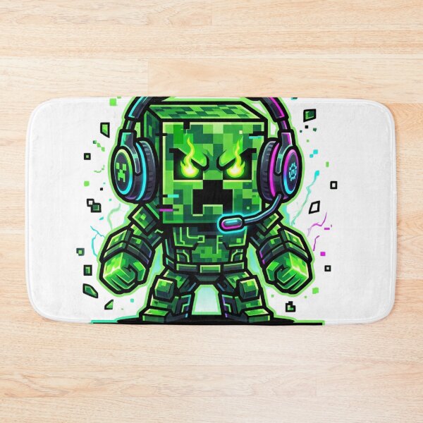 Item preview, Gamer Mode Active – Cybernetic Gaming Creeper with Headphones designed and sold by Pandora´s Box.