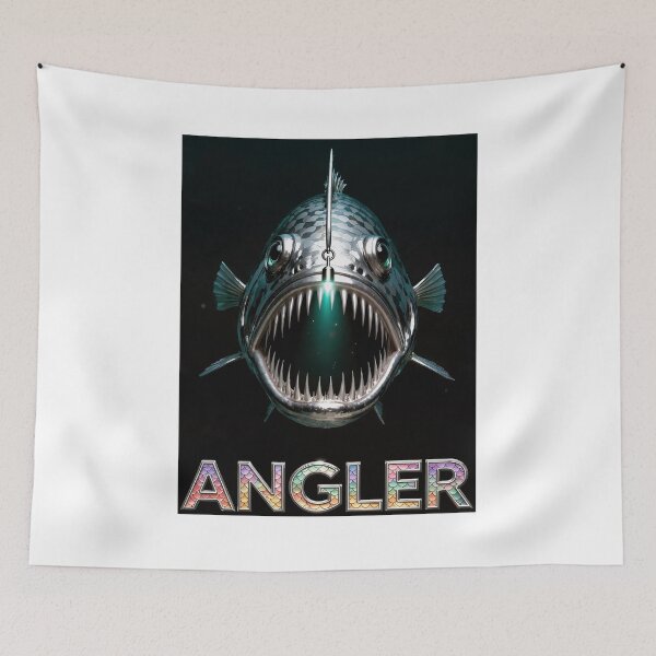 Item preview, The Angler Fish Print designed and sold by Lichentroupe63.
