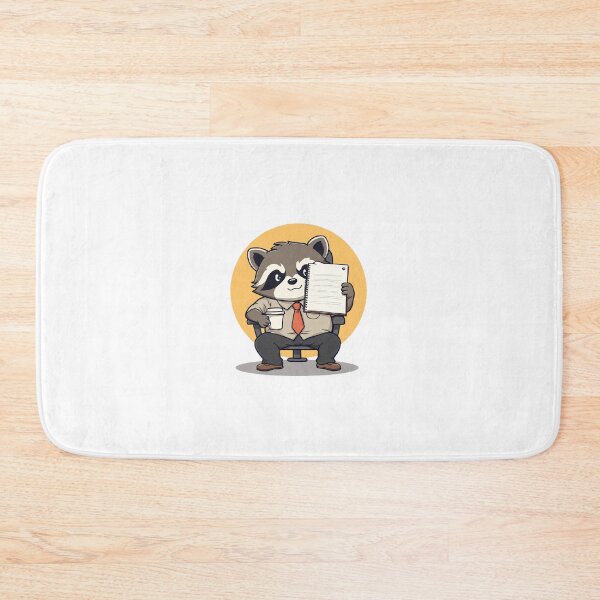 Item preview, Coffee and Meeting Notes Raccoon designed and sold by Kalsaver.