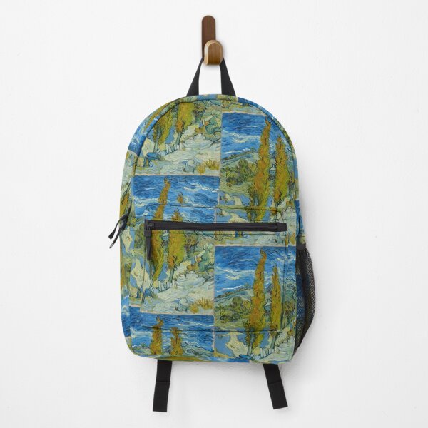 Item preview, Two Poplars in the Alpilles Near Saint Rémy by Vincent van Gogh: Expressive Landscape Poster designed and sold by artofuniverse.