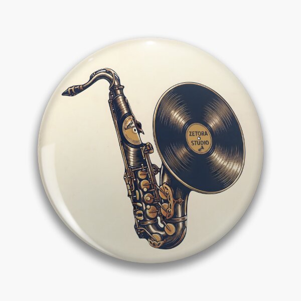 Item preview, Vintage Saxophone Vinyl Record Anatomy designed and sold by ZETORA Studio.