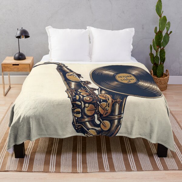 Item preview, Vintage Saxophone Vinyl Record Anatomy designed and sold by ZETORA Studio.