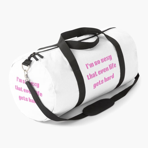 Item preview, I'm So Sexy That Even Life Gets Hard – Minimalist Aesthetic Typography (Pink Print) designed and sold by Rock Bottom Press.