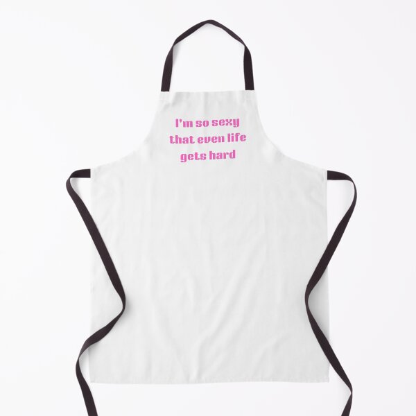 Item preview, I'm So Sexy That Even Life Gets Hard – Minimalist Aesthetic Typography (Pink Print) designed and sold by Rock Bottom Press.