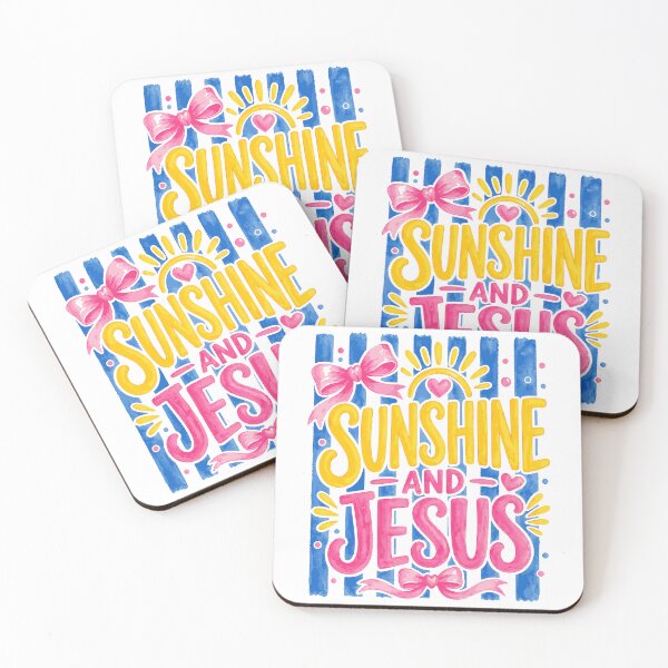 Item preview, Sunshine and Jesus Christian watercolor design designed and sold by Pattranit56.