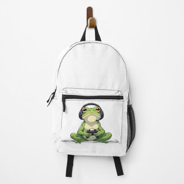 Item preview, Chill Frog Gamer Mascot designed and sold by Witty Moon.