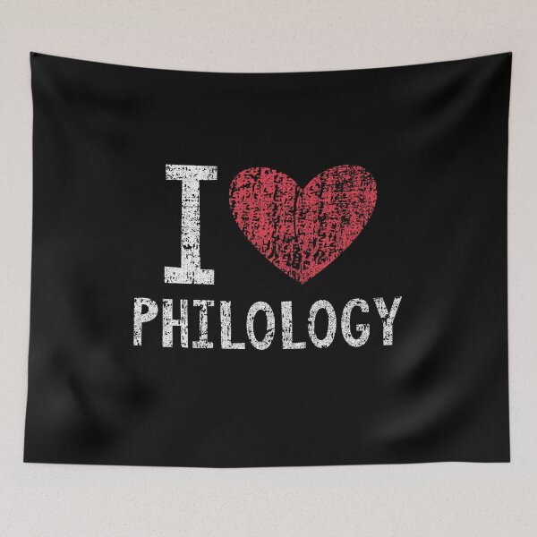 Item preview, I Love Philology Gift For Men Women Kids designed and sold by GabbyKash.