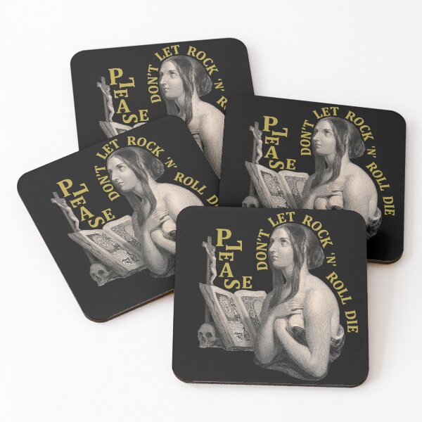 Item preview, Please Don't Let Rock n Roll Die Vintage Art designed and sold by JoSisters.
