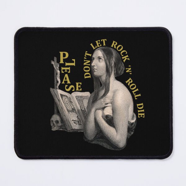 Item preview, Please Don't Let Rock n Roll Die Vintage Art designed and sold by JoSisters.