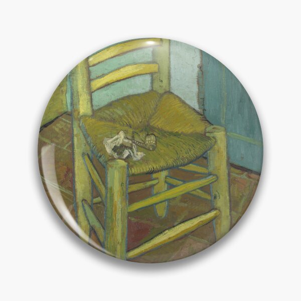 Item preview, Van Gogh’s Chair by Vincent van Gogh: Post Impressionist Fine Art Print designed and sold by artofuniverse.