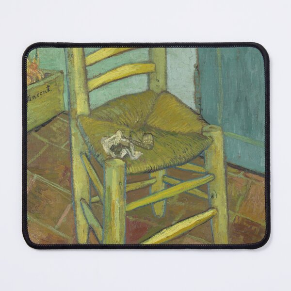 Item preview, Van Gogh’s Chair by Vincent van Gogh: Post Impressionist Fine Art Print designed and sold by artofuniverse.