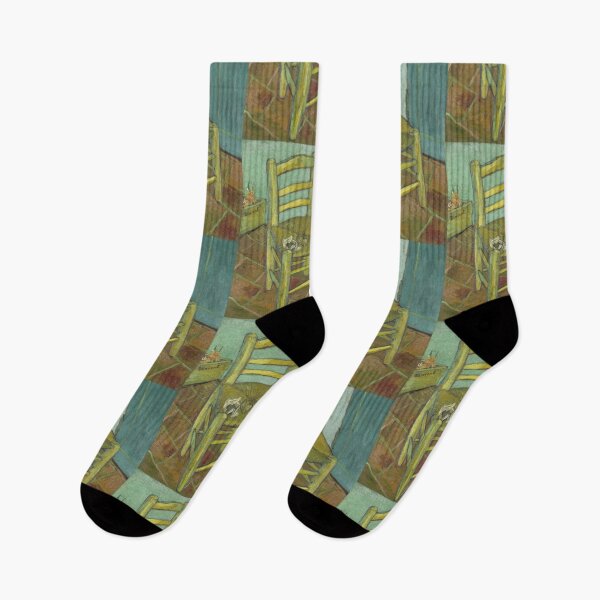 Item preview, Van Gogh’s Chair by Vincent van Gogh: Post Impressionist Fine Art Print designed and sold by artofuniverse.