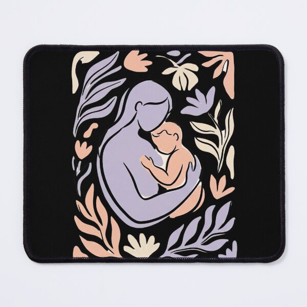 Item preview, Matisse Inspired Mother Child Abstract Line Art designed and sold by Common-Standard.