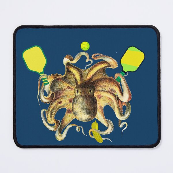 Item preview, Vintage Octopus Pickleball Master Illustration designed and sold by area248.