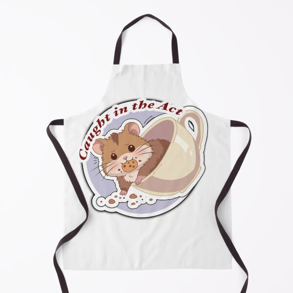 Item preview, Caught in the Act Hamster Sticker – Cute Kawaii Cookie Lover Hamster in Mug Funny Snack Design designed and sold by pn_terest.