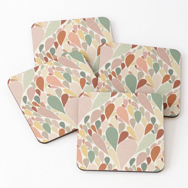 Item preview, Pastel Fans Repeat designed and sold by CeeCeeDesign.