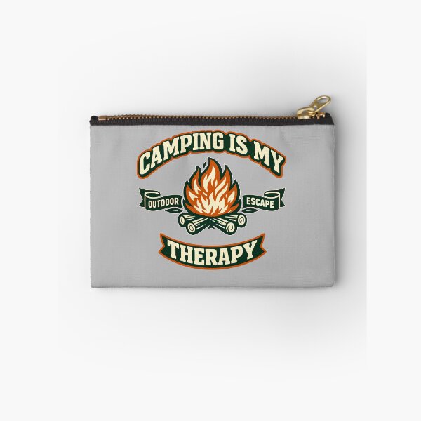 Item preview, Camping Is My Therapy Vintage Campfire Outdoor Escape Design designed and sold by American Spirit.