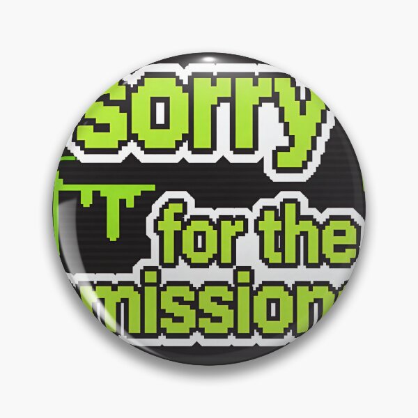 Item preview, Sorry For The Emissions - Retro Pixel Meme designed and sold by PictorialWhimsy.