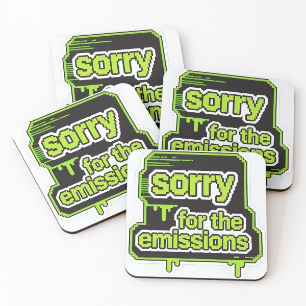 Item preview, Sorry For The Emissions - Retro Pixel Meme designed and sold by PictorialWhimsy.