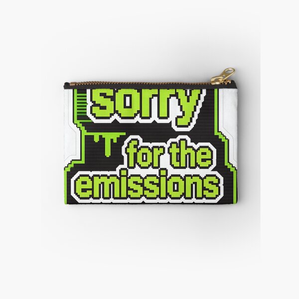 Item preview, Sorry For The Emissions - Retro Pixel Meme designed and sold by PictorialWhimsy.