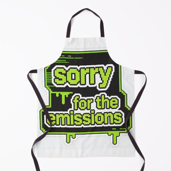 Item preview, Sorry For The Emissions - Retro Pixel Meme designed and sold by PictorialWhimsy.