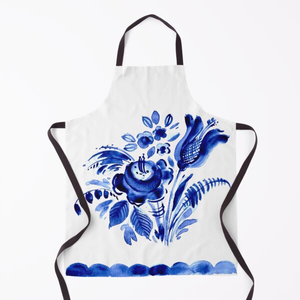 Item preview, Blue floral decor designed and sold by bokasin.