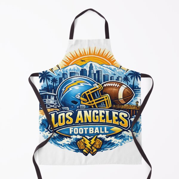 Artikelvorschau, Los Angeles Football Bolt City Sunset Design | LA Lightning Fan-Kunst | American Football California Skyline Retro-Stil entworfen und verkauft von GarnerSupplyCo.