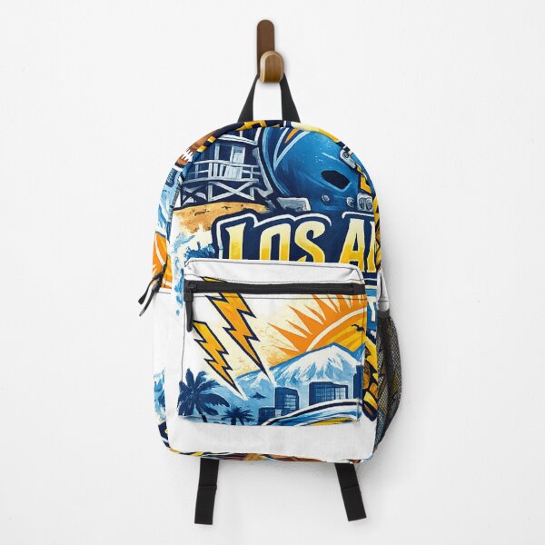 Item preview, Los Angeles Football Bolt City Sunset Design | LA Lightning Fan Art | American Football California Skyline Retro Style designed and sold by GarnerSupplyCo.