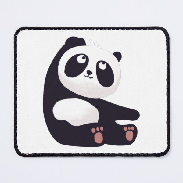 Item preview, Soft Panda Gazing Up Textured Art | Kawaii Panda Aesthetic Gift for Her | Cute Panda Hoodie Tee designed and sold by SOLIORA  ATELIER.