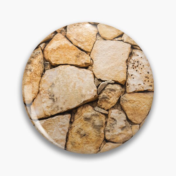 Item preview, Sunlit Dry Stone Wall Texture With Irregular Beige Limestone Rocks For Rustic Backgrounds designed and sold by Nmallia.