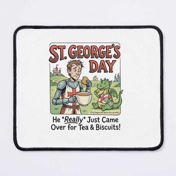 Item preview, Vintage St George's Day Satirical Art designed and sold by VelvetArchives.