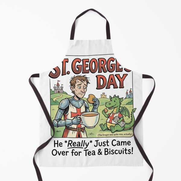 Item preview, Vintage St George's Day Satirical Art designed and sold by VelvetArchives.
